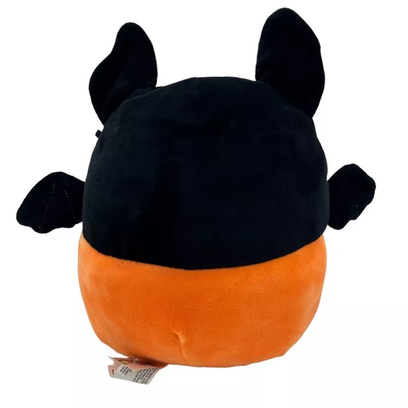 Squishmallows Emily the Bat in Pumpkin Jack-o'-lantern Plush Stuffed Animal -12” - Picture 3 of 4